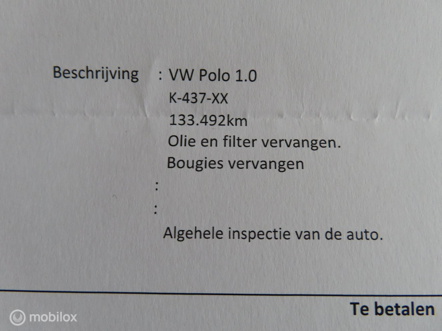 Hoofdafbeelding Volkswagen Polo