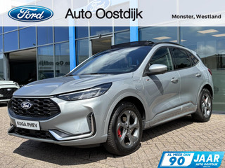 Ford Kuga 2.5 PHEV ST-Line X 243PK Elek. Trekhaak Panodak AGR Stoelen Adaptieve Cruise 2100KG Trekgewicht Winterpack Camera Blind-Spot Navi Climate B&O *Full Options*