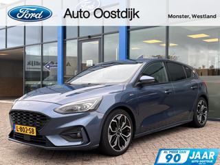 Hoofdafbeelding Ford Focus Ford Focus 1.0 EcoBoost ST Line 125PK Winterpack Adaptieve Cruise Camera AGR-Stoelen Climate B&O Parkeersensoren 18'' Inch Velgen Privacy Glass *Compleet*