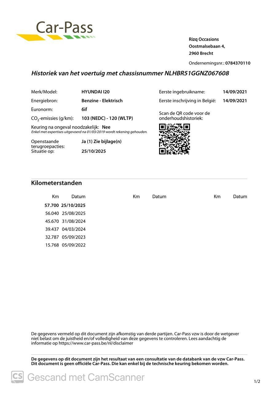 Hoofdafbeelding Hyundai i20