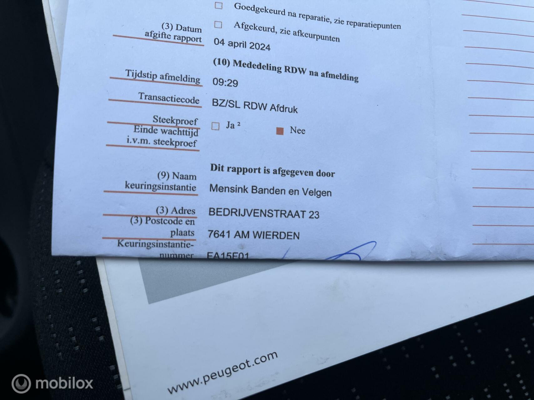 Hoofdafbeelding Peugeot 107