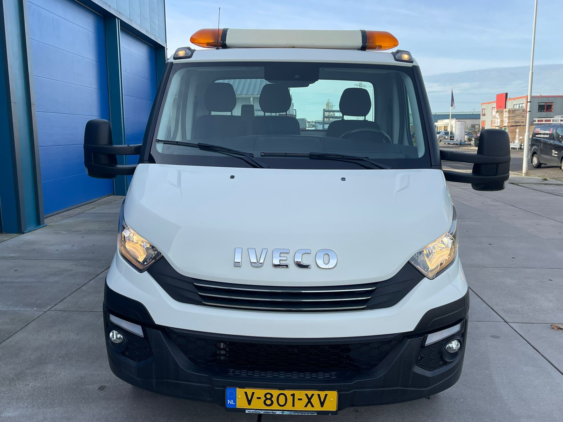 Hoofdafbeelding Iveco 40C16 Be-Trekker +  Semi Dieplader Veldhuizen 7.5 M Automaat / Nieuwstaat!