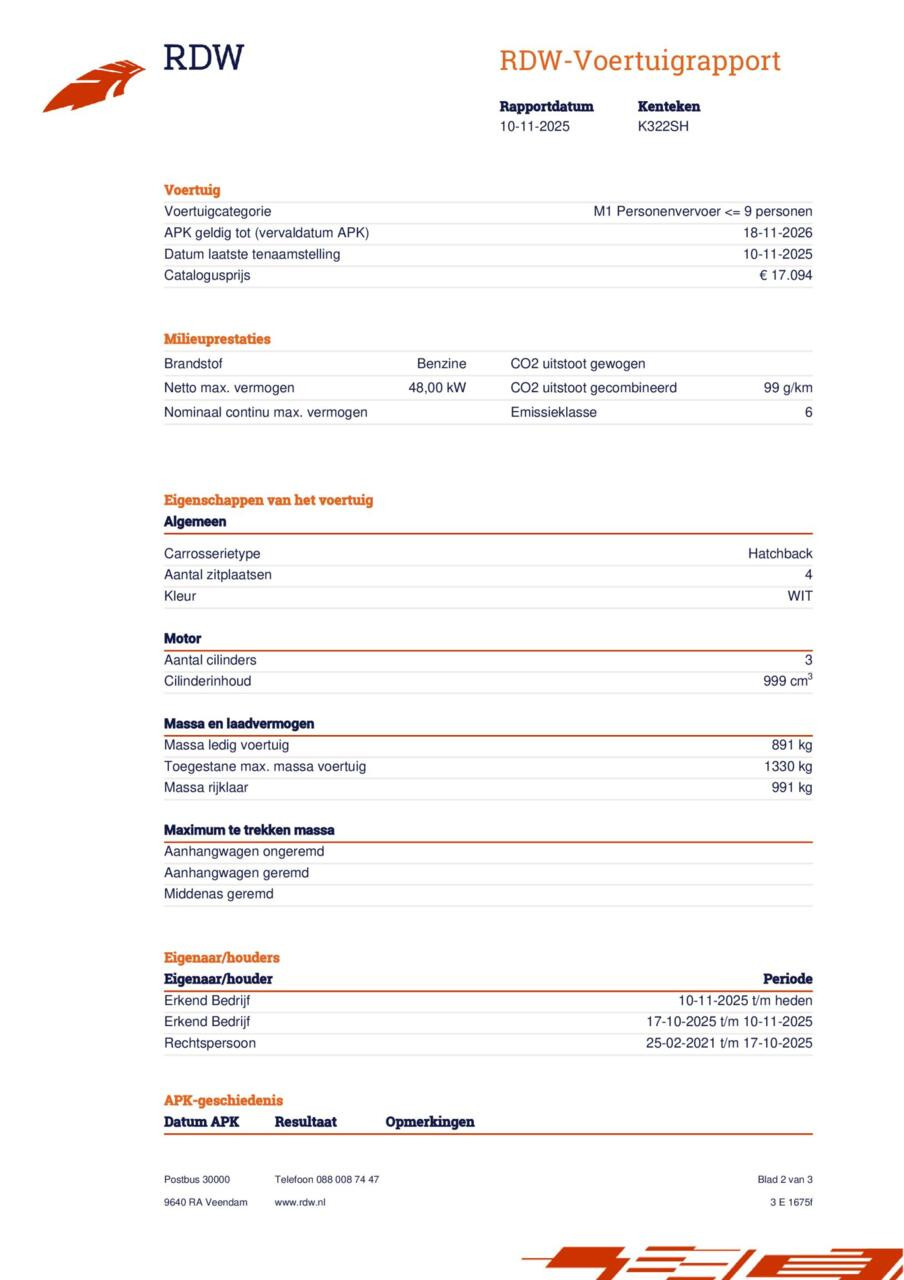 Hoofdafbeelding Volkswagen up!