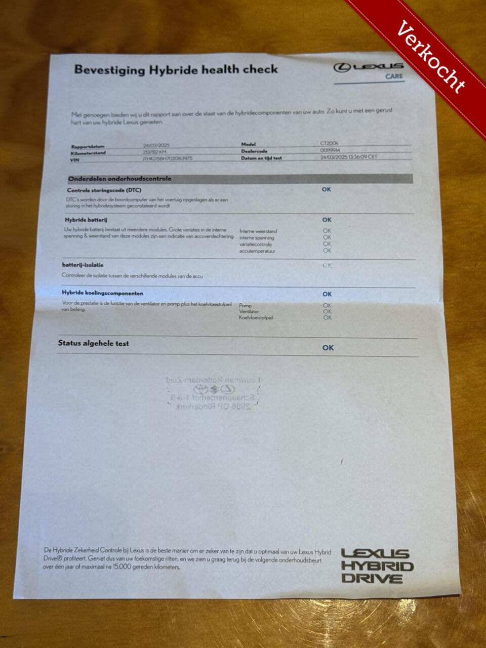 Hoofdafbeelding Lexus CT