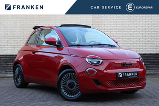 Fiat 500C RED 42 kWh Cabrio | Navigatie | Winterpack | Red edition
