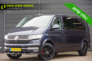 Volkswagen Transporter 2.0 TDI L2 BULLI DC-5P, AUT. LED, LEDER, TREKHAAK, STOELVERWARMING, ADAPT. CRUISE, DIGITAL COCKPIT, CAMERA, AIRCO, PARKEERSENSOREN, DUBBELE CABINE, DUBBEL CABINE, NL AUTO, NAP