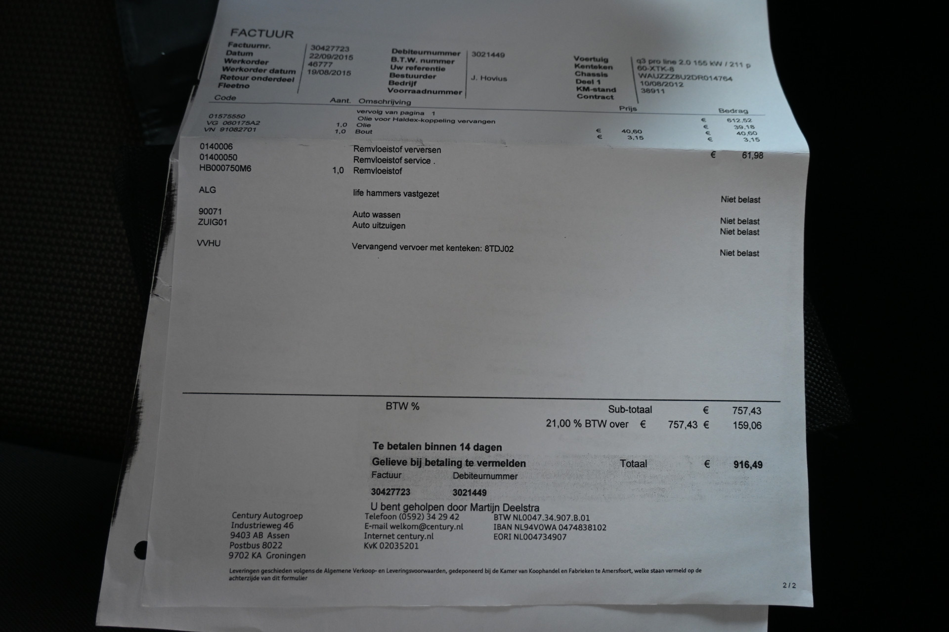 Hoofdafbeelding Audi Q3