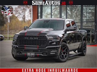 Dodge Ram 1500 Limited Night H.O 540HP 706Nm | Massage + Full Option | De Meest Luxe en Volle Pick-Up in zijn Klasse | Comfortabele Dubbele Cabine met Royale 5 Zitplaatsen | BPM vrij | Nu Leverbaar uit Voorraad | Voorraad Nr 2334 - 5409