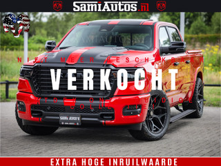 Dodge Ram 1500 Night Premium | RED DEVIL | Full Option | De Meest Luxe Pick-Up in zijn Klasse | Comfortabele Dubbele Cabine met Royale 5 Zitplaatsen | BPM vrij | Nu Leverbaar uit Voorraad | Voorraad Nr 2226 - 4993