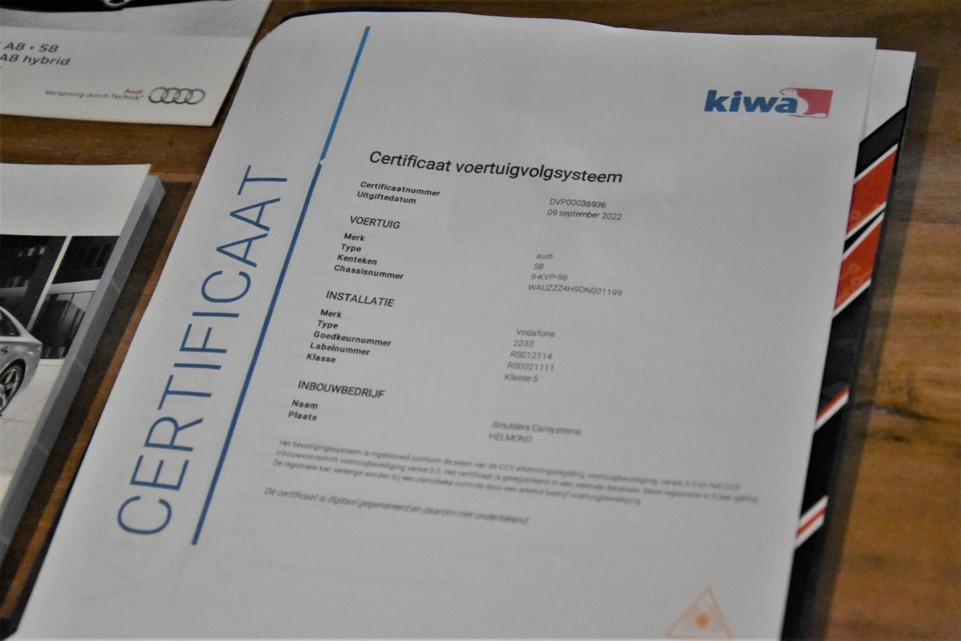 Hoofdafbeelding Audi S8