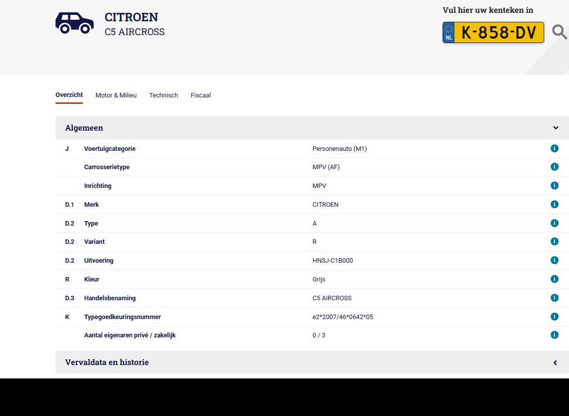 Hoofdafbeelding Citroën C5 Aircross