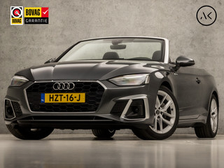 Audi A5 Cabriolet 40 TFSI S-Line Sport 204Pk Automaat (VIRTUAL COCKPIT, APPLE CARPLAY, GROOT NAVI, LEDER/ALCANTARA, MEMORY SEATS, ADAPTIVE CRUISE, STOELVERWARMING, SFEERVERLICHTING, KEYLESS, DAB+, NIEUWSTAAT)