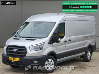 Ford Transit 165pk Automaat 2025 model Dubbele schuifdeur L3H2 ACC 360camera Navi CarPlay Xenon Camera 11m3 Airco