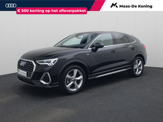 Hoofdafbeelding Audi Q3 Audi Q3 Sportback 35 TFSI/150PK S Line · Trekhaak · Leder/Alcantara · Apple/Android Car Play · Stoelverwarming · Drive select · Garantie t/m 10-01-2030 of 100.000km