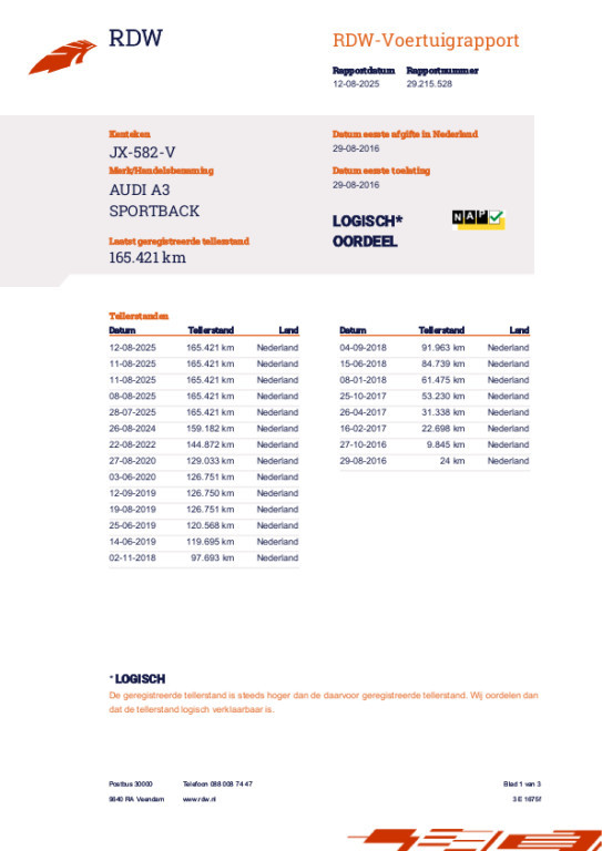 Hoofdafbeelding Audi A3