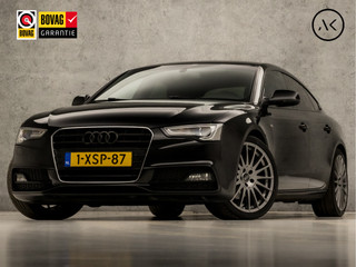 Audi A5 Sportback 1.8 TFSI S-Line Sport 170Pk Automaat (2X S-LINE, NAVIGATIE, CLIMATE, CAMERA, GETINT GLAS, LEDER, SPORTSTOELEN, CRUISE, XENON, BLUETOOTH, ZWART HEMEL, NIEUWSTAAT)