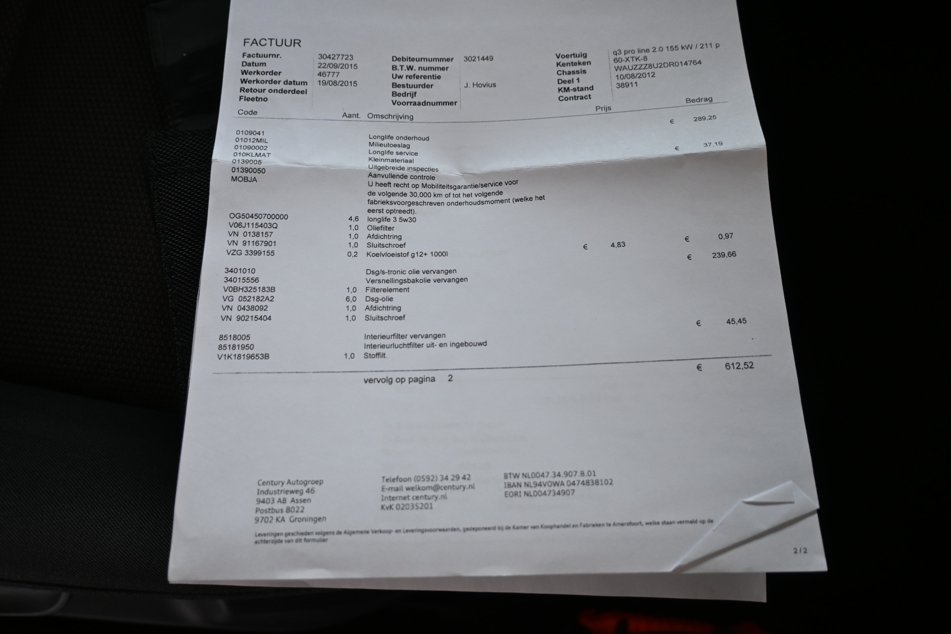 Hoofdafbeelding Audi Q3