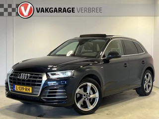 Hoofdafbeelding Audi Q5 Audi Q5 3.0 TDI quattro Sport S Line Black Edition | Navigatie | LM Velgen 20" | Elektrisch Panoramadak | Luchtvering | Voorstoelen Verwarmd |