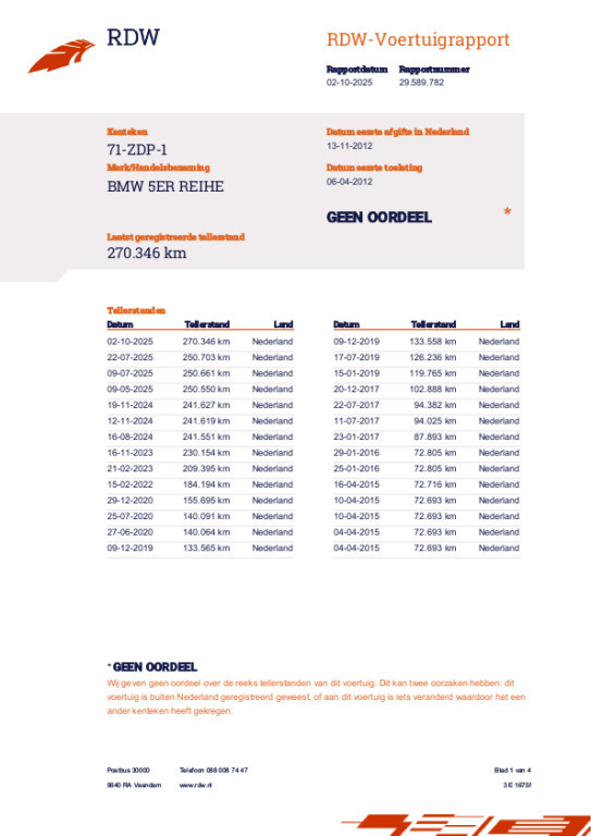 Hoofdafbeelding BMW 5 Serie