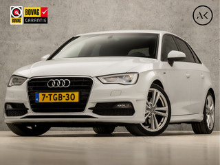 Audi A3 Sportback 1.8 TFSI S-Line Sport 180Pk Automaat (BANG&OLUFSEN, 2X S-LINE, GROOT NAVI, LED KOPLAMPEN, LEDER, SPORTSTOELEN, GETINT GLAS, CRUISE, NIEUWE APK, NIEUWSTAAT)