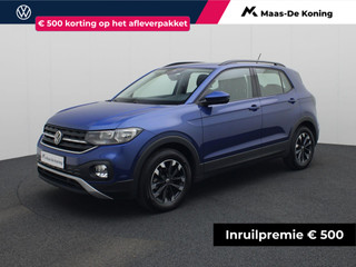 Hoofdafbeelding Volkswagen T-Cross Volkswagen T-Cross 1.0TSI/95PK Life · Apple/Android Car Play · Parkeersensoren · Adaptive cruise control ·