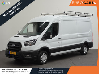 Ford Transit 310 105PK L3H2 Trend Imperiaal Navigatie Airco Parkeersensoren Bluetooth 3Zits Trekhaak Camera