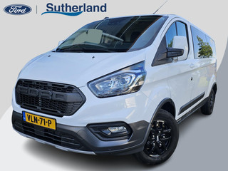 Ford Transit Custom 300 2.0 TDCI L2H1 Trail | Glasslook panelen | Raptor grille | Camera | Trekhaak | Leder | Voorruitverwarming | Airco | Cruise control etc.
