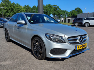Mercedes-Benz C-Klasse Mercedes-Benz C-Klasse 180 156pk Automaat Sport Edition AMG | Origineel NL | Navi | Clima | Cruise | Led Koplampen | Pdc V+A+Assist+Camera | Stoelverwarming | Dodehoek+Licht+Regensensor | 18''lm - afbeelding nr 3
