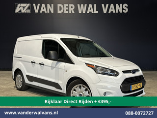 Ford Transit Connect 1.5 TDCI 101pk L1H1 Euro6 *Rijklaar Direct Rijden* Airco | 3-Zits | Cruisecontrol | Trekhaak Verwarmde voorruit, Bijrijdersbank