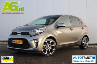 Kia Picanto 1.0 CVVT Design Edition Leder Navigatie Achteruitrijcamera Carplay Android Climate Cruise Control 16 inch LMV
