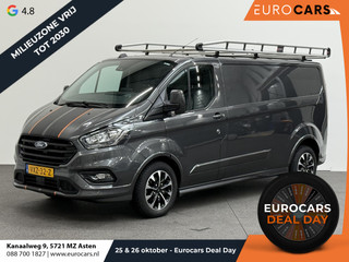 Ford Transit Custom 320 2.0 TDCI L2H1 Sport Automaat Airco ACC Bluetooth Navi Trekhaak Imperiaal