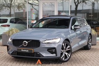 Volvo V60 B4 Ultra Dark 197pk | Pano | ACC | LED | Keyless | Camera | Harman/Kardon | Trekhaak | Stoelverwarming