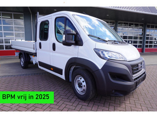 Fiat Ducato 35H 2.2 MultiJet 140pk L4H1 Dubbelcabine Pick-up Nr. V008 | Airco  | versterkte achteras | 7 Zits | Cruise control
