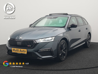 Škoda Octavia Combi 1.4 TSI RS iV Plug In Hybrid 245pk PHEV | Panodak | Apple Carplay | Sportstoelen Verwarmd | 18"L.M | Stuur Verwarmd | Navigatie | Keyless | Virtual | Sfeerverlichting | Cruise Control | DAB |