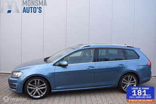 VW Golf Variant 1.4 TSI Highline Silkblue Xenon Massage 18" LMV ½Leder Navi PDC Privacyglass Dealer O.H.!