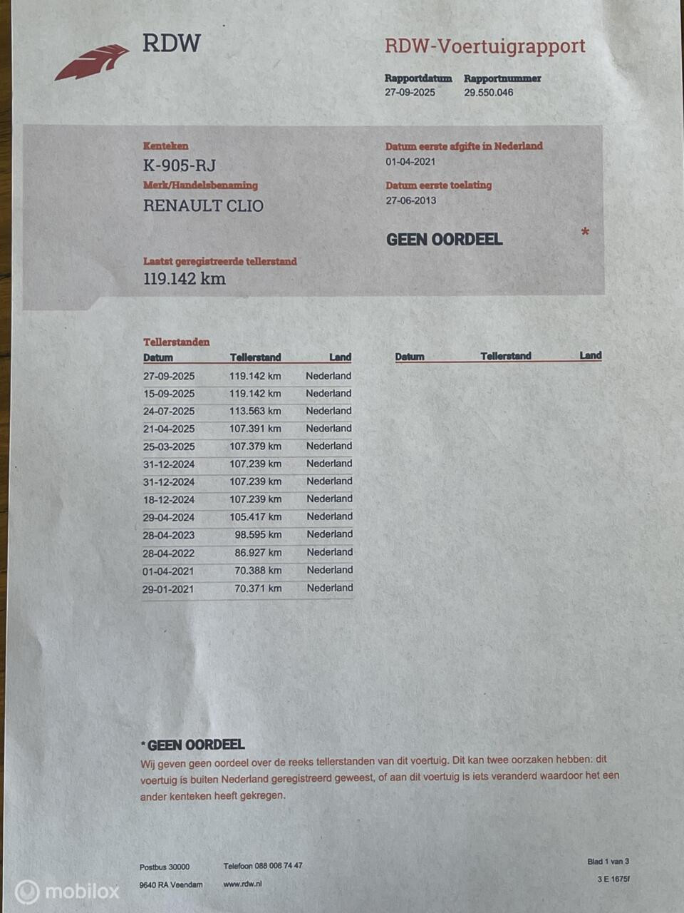 Hoofdafbeelding Renault Clio