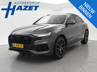 Audi Q8 55 TFSI 3.0 V6T 340 PK + B&O | NACHTZICHT | TV | TREKHAAK | STANDKACHEL | PANORAMA | HEAD-UP | 22 INCH