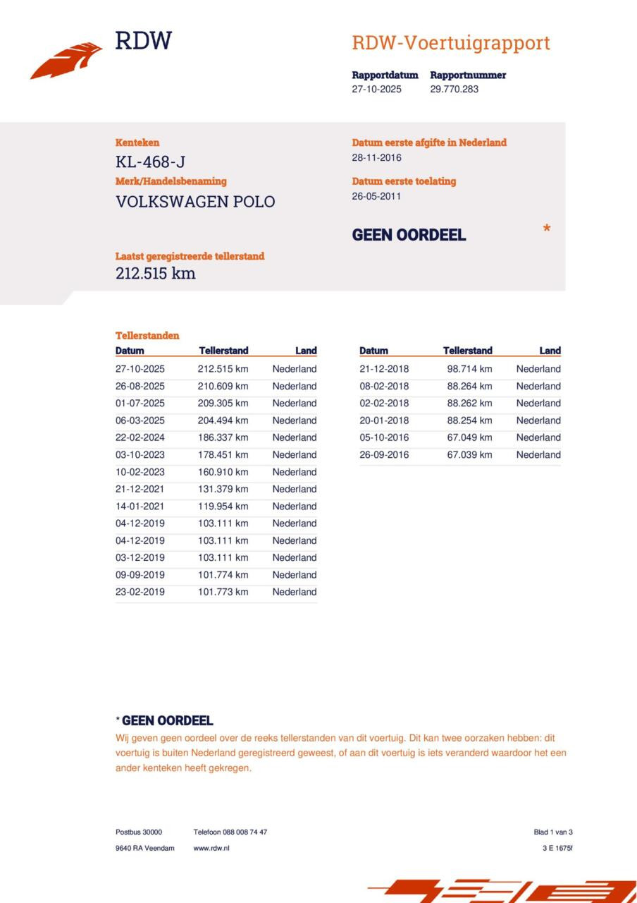 Hoofdafbeelding Volkswagen Polo