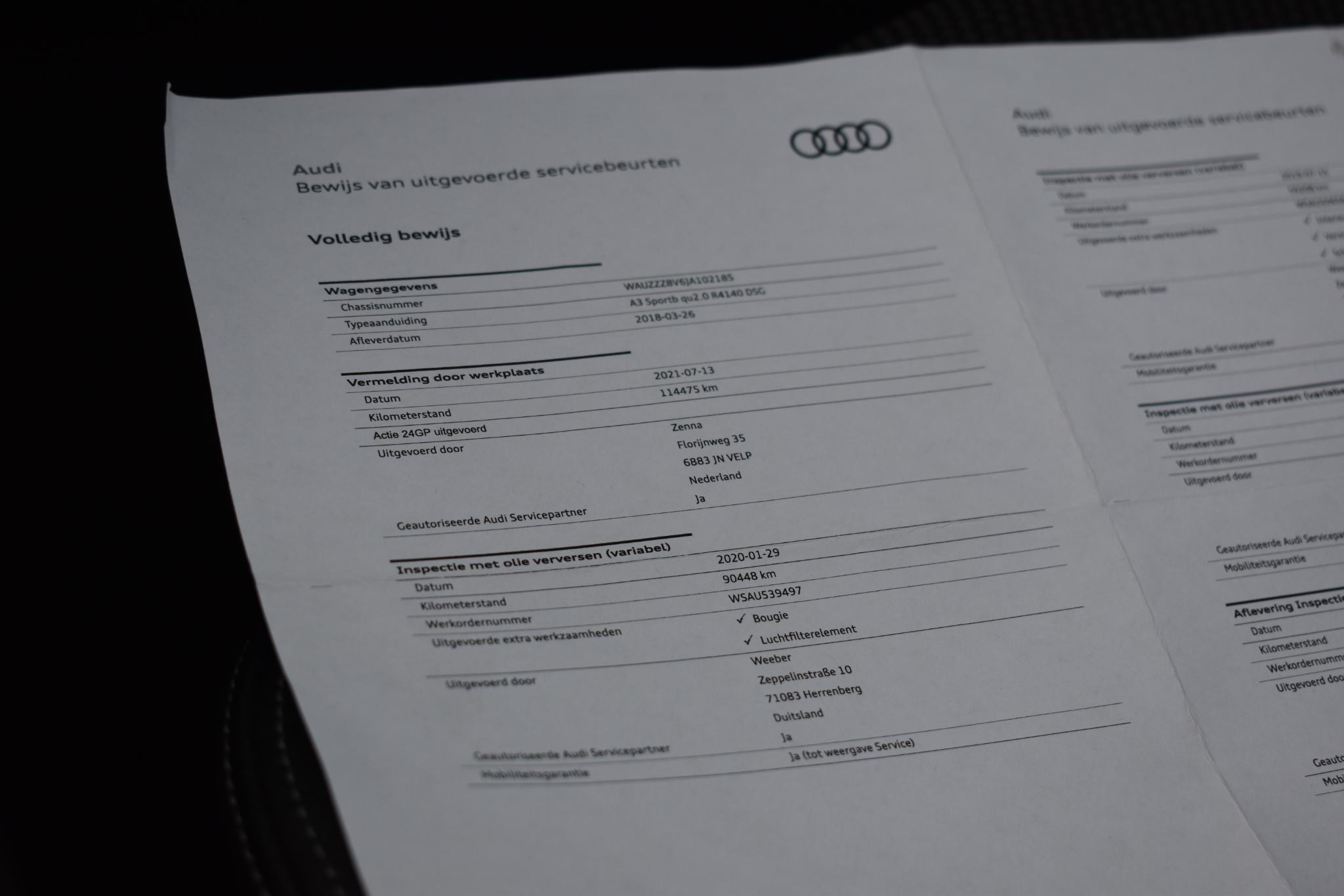 Hoofdafbeelding Audi A3