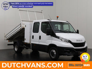 Iveco Daily 35C14 Dubbele Cabine Kipper | Materiaalkist | 3500KG Trekhaak | Airco | Cruise | 6-Persoons