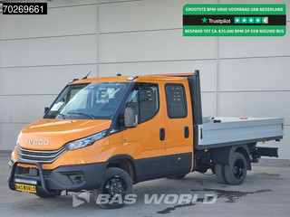 Iveco Daily 35C21 3.0 210PK Black Edition 2025model Dubbel Cabine Open laadbak 3.5t Trekhaak CarPlay ACC LED Pritsche Pickup Airco Dubbel cabine Trekhaak
