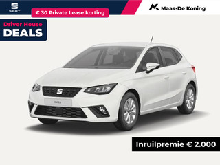 SEAT Ibiza Style Plus 1.0 95 pk TSI Hatchback 5 deurs | Parkeersensoren achter | Apple carplay/ Android auto | 2000,- inruilvoordeel!