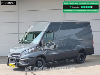 Iveco Daily 35C21 3.0L Black Edition Automaat 210PK L2H2 2025-Model Dubbellucht 3,5t Trekvermogen ACC LED CarPlay Camera Parkeersensoren Euro6 L2 12m3 Airco