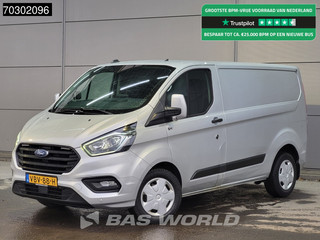Ford Transit Custom  130PK Automaat L1H1 Trekhaak LED Xenon Airco Cruise Camera Parkeersensoren v+a SYNC4 Display APK 08-2026 Euro6 L1 Airco Trekhaak Cruise control