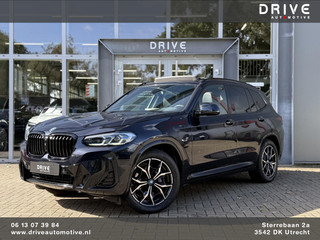 BMW X3 xDrive30e High Ex. M-Sport|SOH95%|Pano|Laser|HUD|360Cam|HiFi|Carbon zwart