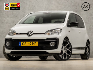 Volkswagen up! 1.0 TSI GTI (STOELVERWARMING, BLUETOOTH, SFEERVERLICHTING, GETINT GLAS, SPORTSTOELEN, LM VELGEN, STUURWIEL MULTIFUNCTIONEEL, NIEUWE APK, NIEUWSTAAT)