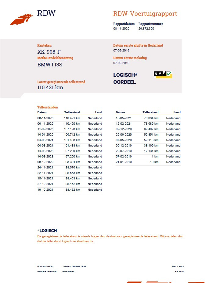 Hoofdafbeelding BMW i3