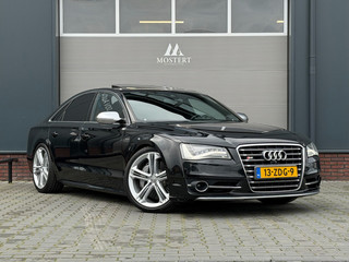Audi A8 4.0 TFSI/520pk S8 quattro S line Pro Line+|2012 |Keramisch|Pano|Stoel verwarm/verkoel.|Camera|Leder|21"LMV