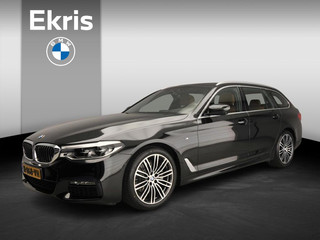 BMW 5 Serie Touring 520i M-Sportpakket | LED | Leder | HUD | Comfortzetels | Trekhaak | Chrome line | DAB | Hifi speakers | Alu 19 inch