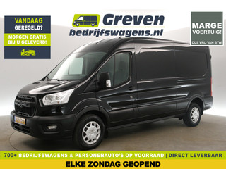 Ford Transit 2.0 TDCI L3H2 | MARGE | Airco | Camera | Cruise | 3-Zits | Trekh. | Parkeersens. | LED